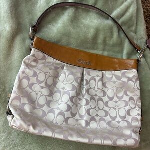 White coach purse